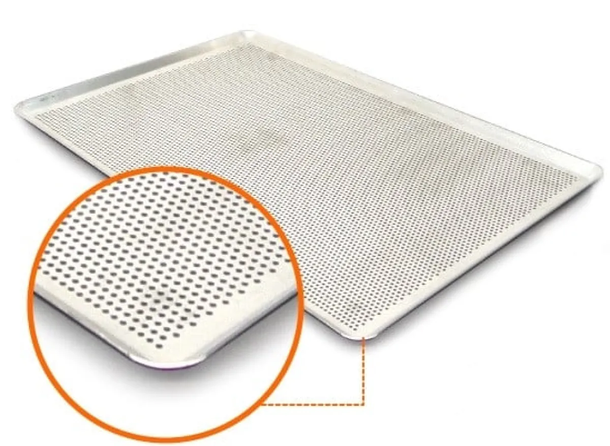 New Overig Bakplaat Aluminium Geperforeerd 60x40cm (dichte hoeken 45°)