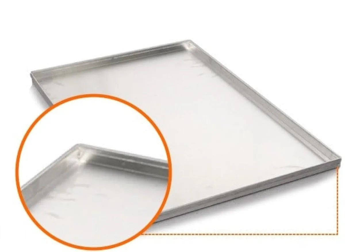 New Overig Bakplaat Aluminium 60x40cm (4 randen 90°)