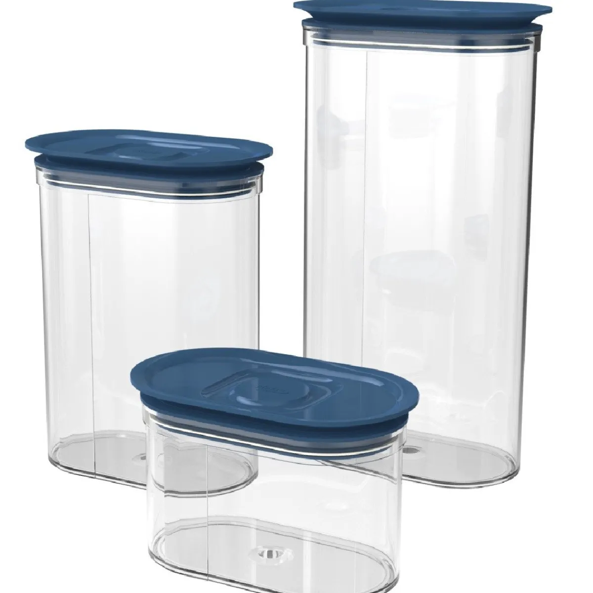 Outlet Biesse Bewaardoos Ovaal Luchtdicht Blauw 0,75L