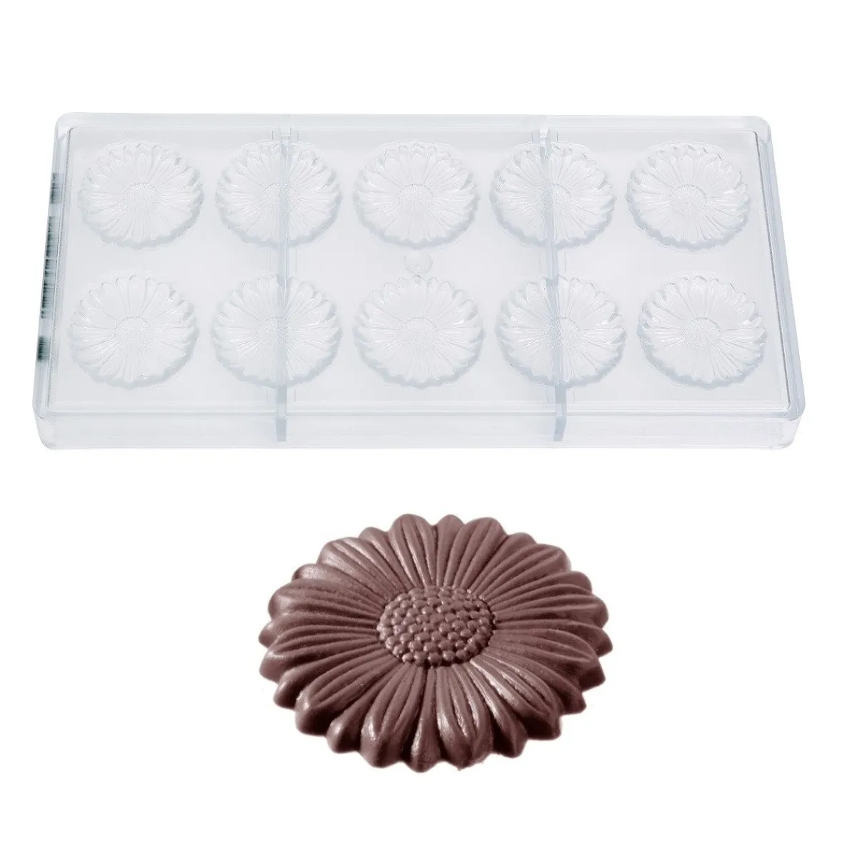 Hot Chocolate World Bonbonvorm Zonnebloem (10x) 43x5 mm