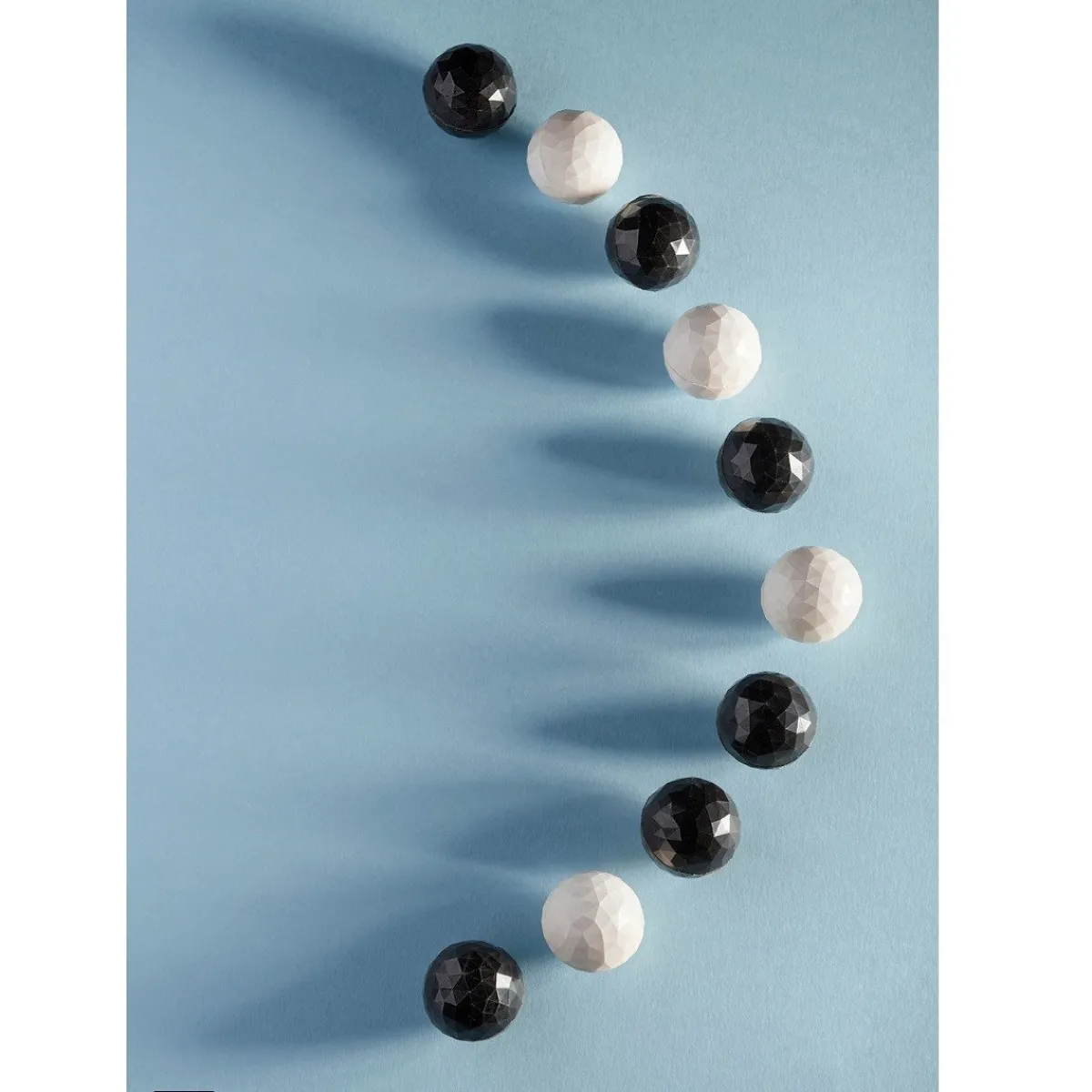 Clearance Chocolate World Bonbonvorm Bol Facet (24x) 25x12mm