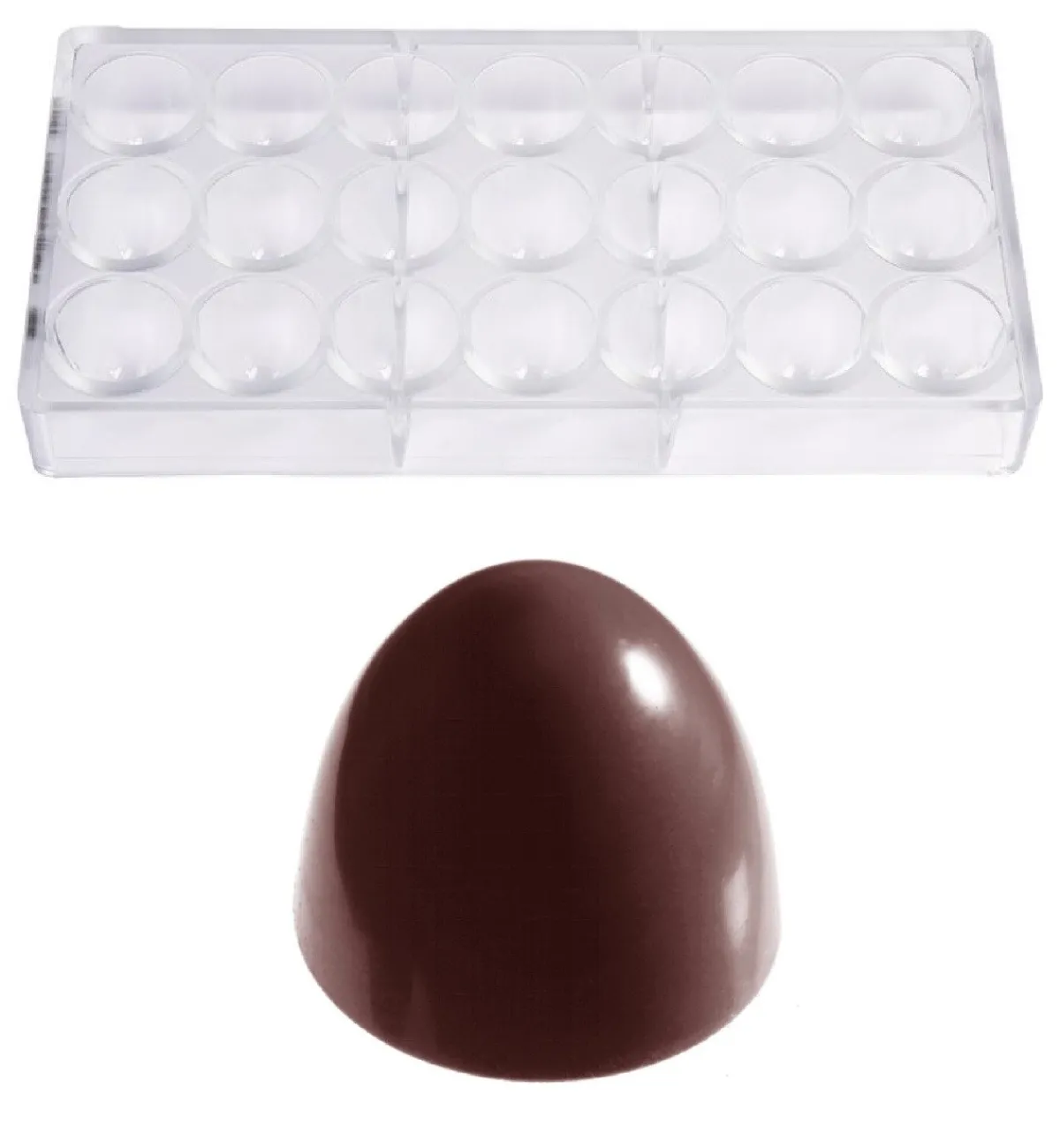 Hot Chocolate World Bonbonvorm Truffel (21x) 35x30mm