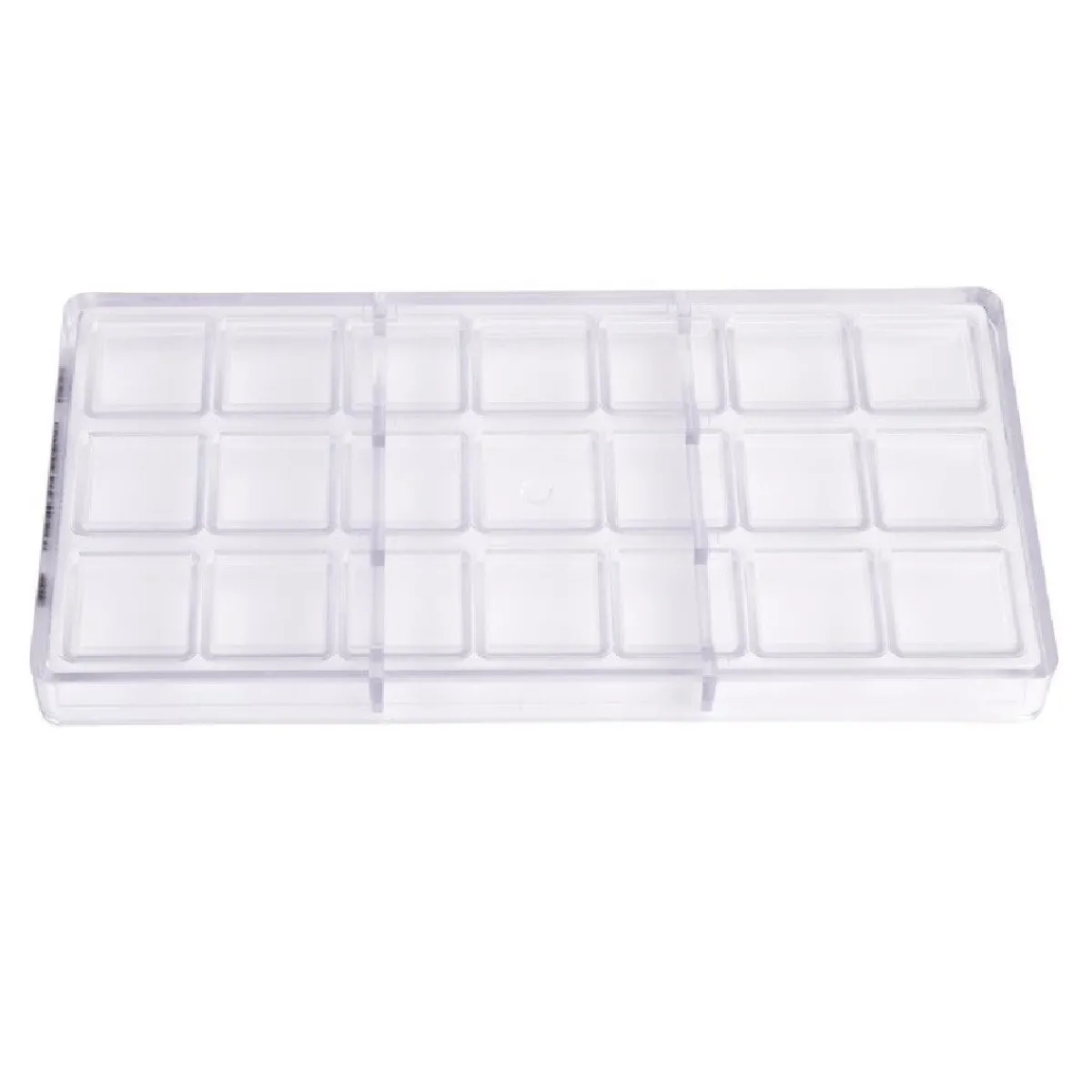 Online Chocolate World Bonbonvorm Vierkant (21x) 30,5x5,5mm
