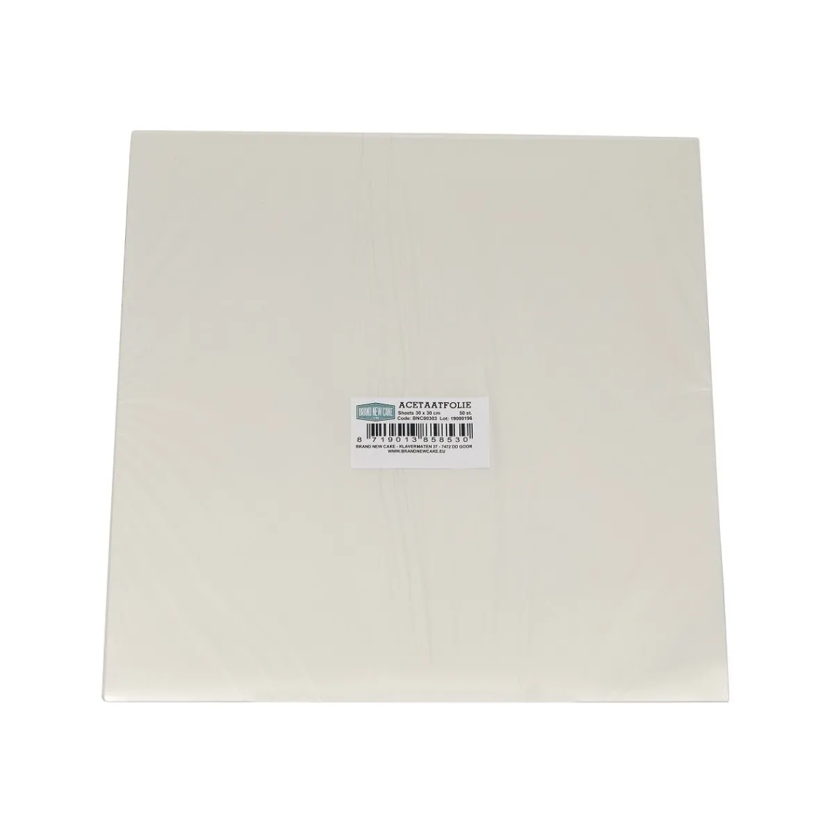 Best BrandNewCake Acetaatfolie sheets 30x30cm 50 stuks