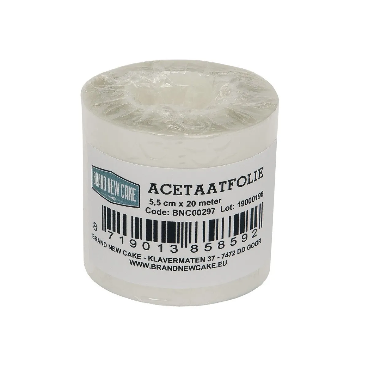 Best BrandNewCake Acetaatfolie rol 5,5 cm x 20 m