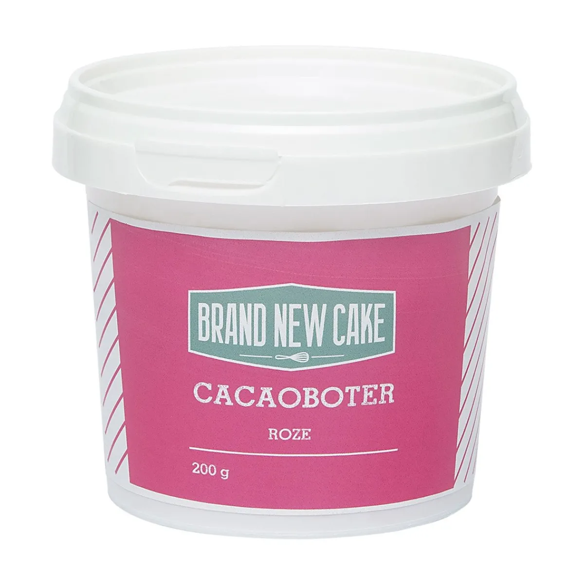 New BrandNewCake Cacaoboter gekleurd Roze 200g