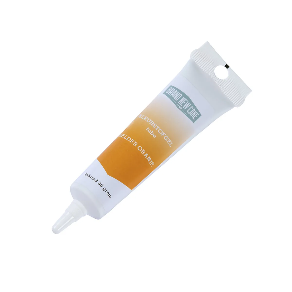 Hot BrandNewCake Kleurstof Gel Tube Helder Oranje 30 gram