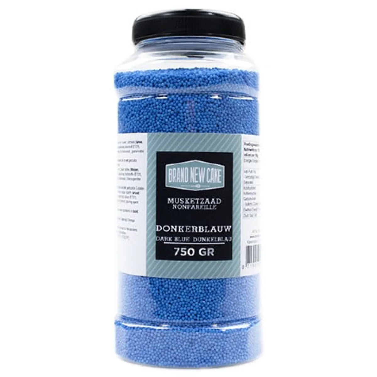 Hot BrandNewCake Musketzaad Donker Blauw 750gr.