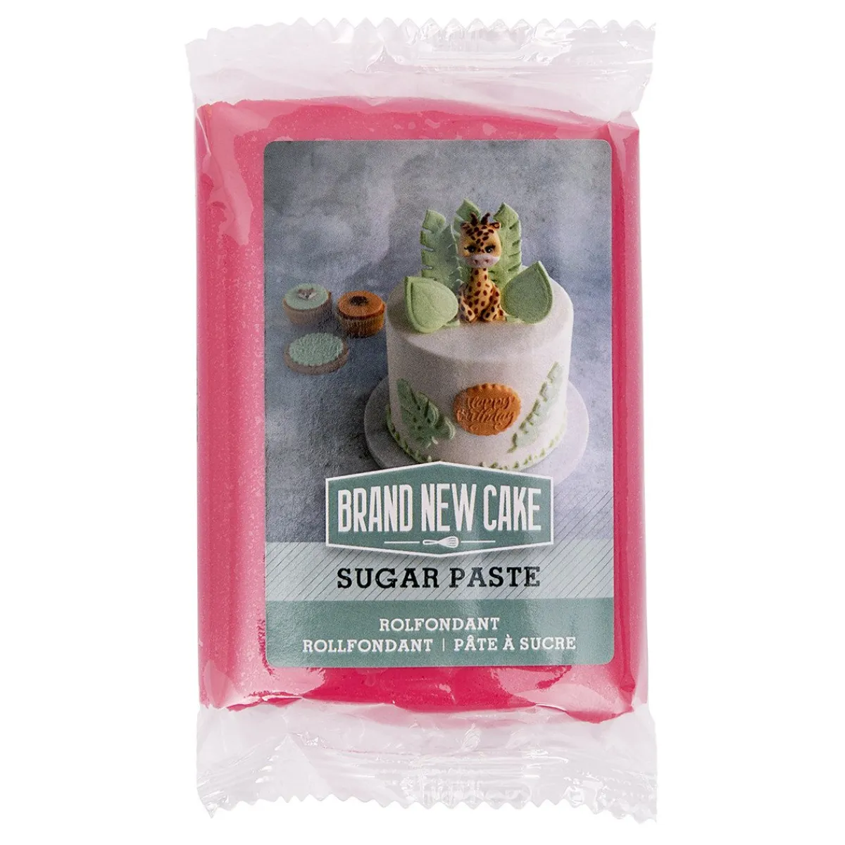New BrandNewCake Rolfondant Hard Roze 250g