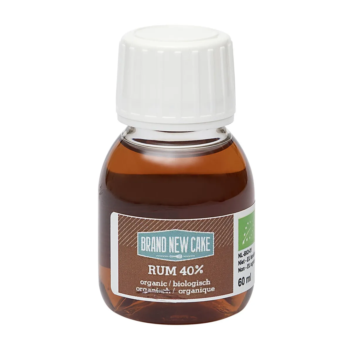New BrandNewCake Rum 40% 60ml Bio (speciaal voor patisserie)