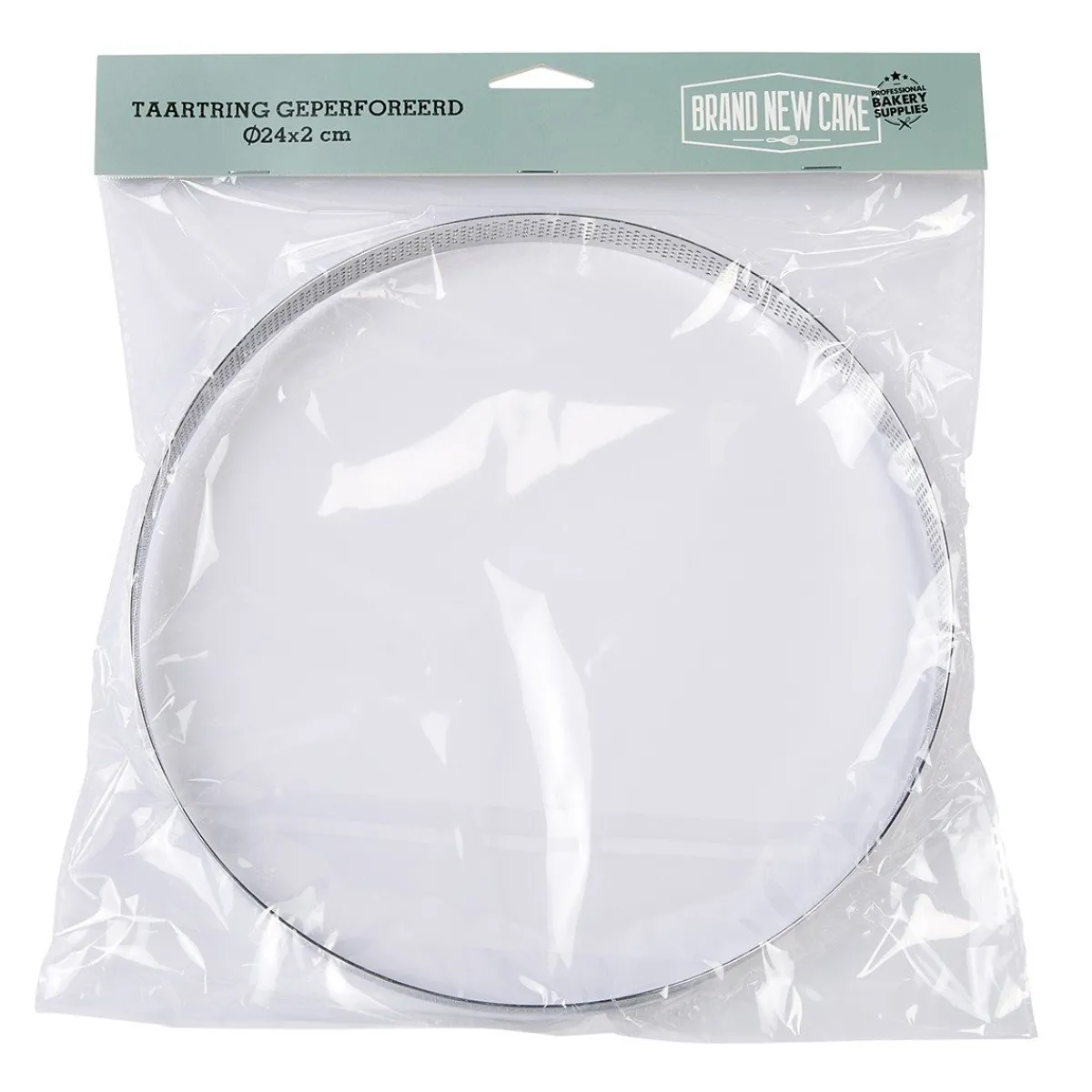 New BrandNewCake Taartring RVS Geperforeerd Ø24x2cm