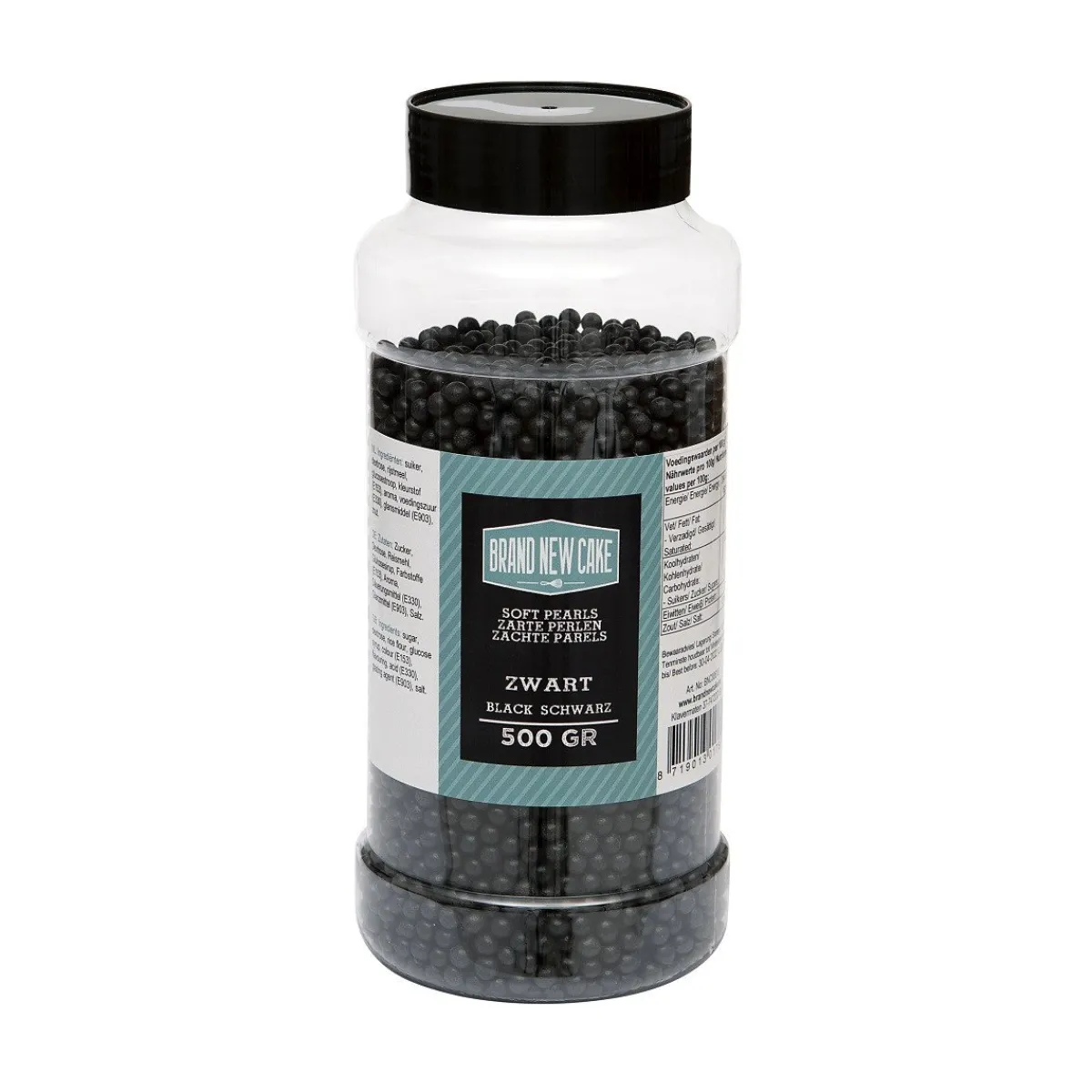 Outlet BrandNewCake Zachte Parels Zwart 500gr.