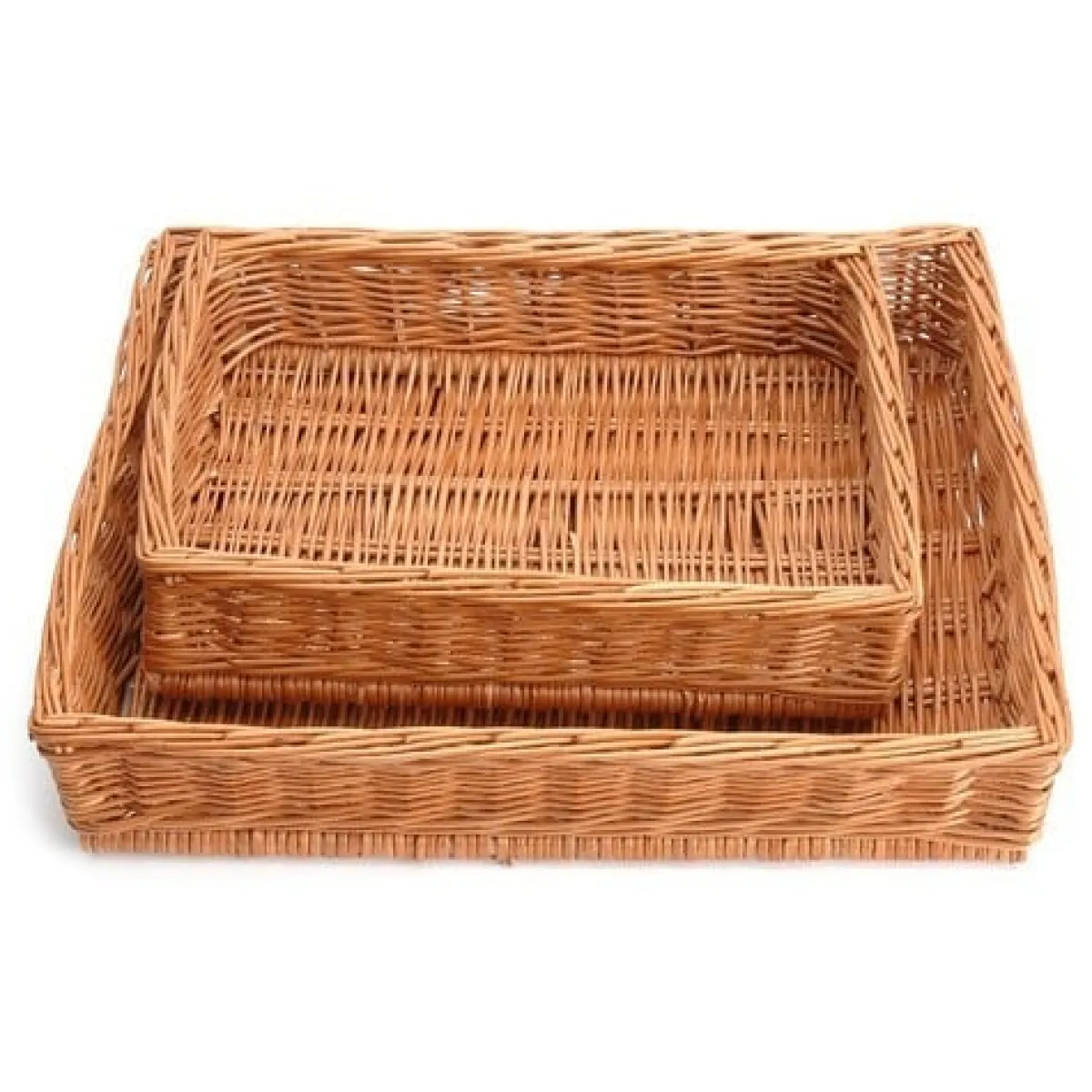 Clearance Overig Broodmand riet, 40x40x10 cm