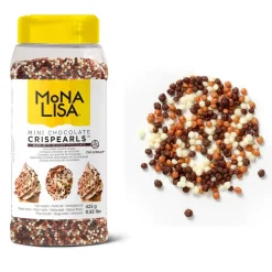Outlet Callebaut Chocolade Crispy Pearls Mini Mix 425 gram