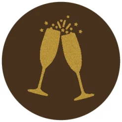 Outlet Callebaut Chocoladedecoratie Champagne Cheers 280st