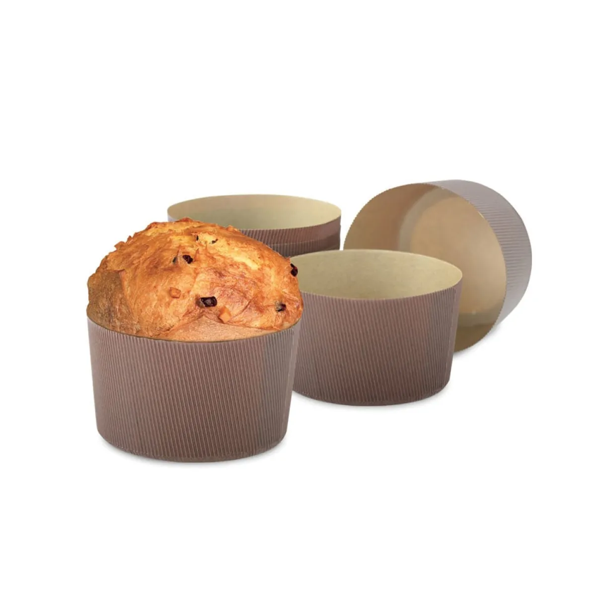 Discount Decora Canasta/Panettone Bakvorm Ø7x6(h) cm 12 stuks