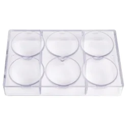 Online Chocolate World Chocolade Holvorm Halve Bol (6x) Ø80mm