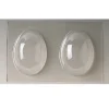 Outlet Martellato Chocolade Holvorm Pasen Half-Ei Glad (2x) 11x8x4cm.