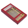 Online BrandNewCake Chocoladeletterdoos GK7 Rood / Goud 3st