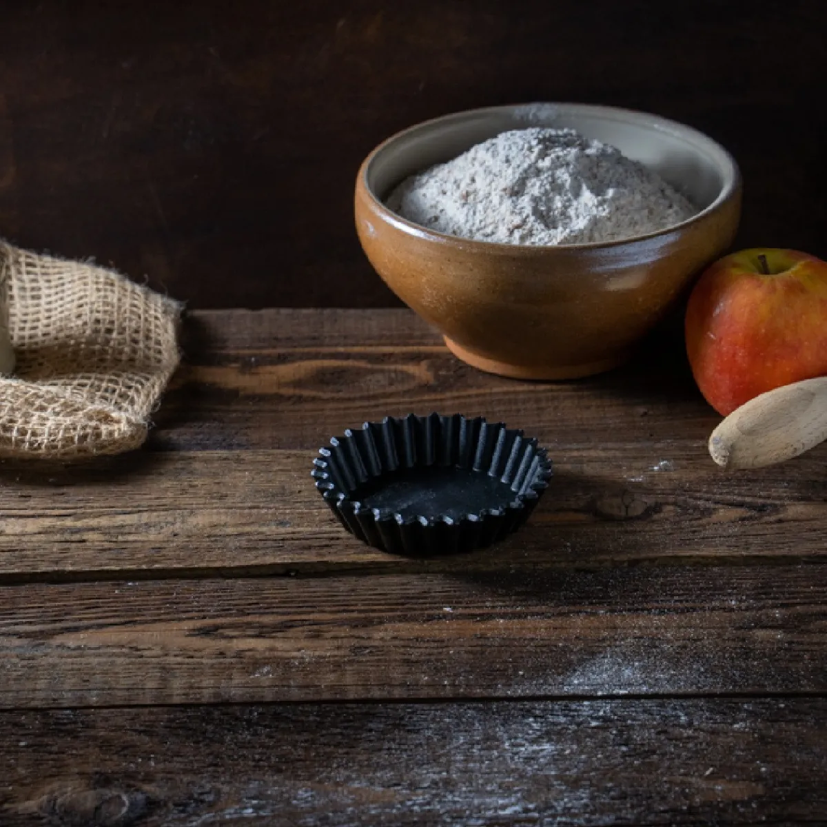 Online Clean Baking Products CleanBaking Kunststof Vlaaipan Gekarteld Ø8,5cm