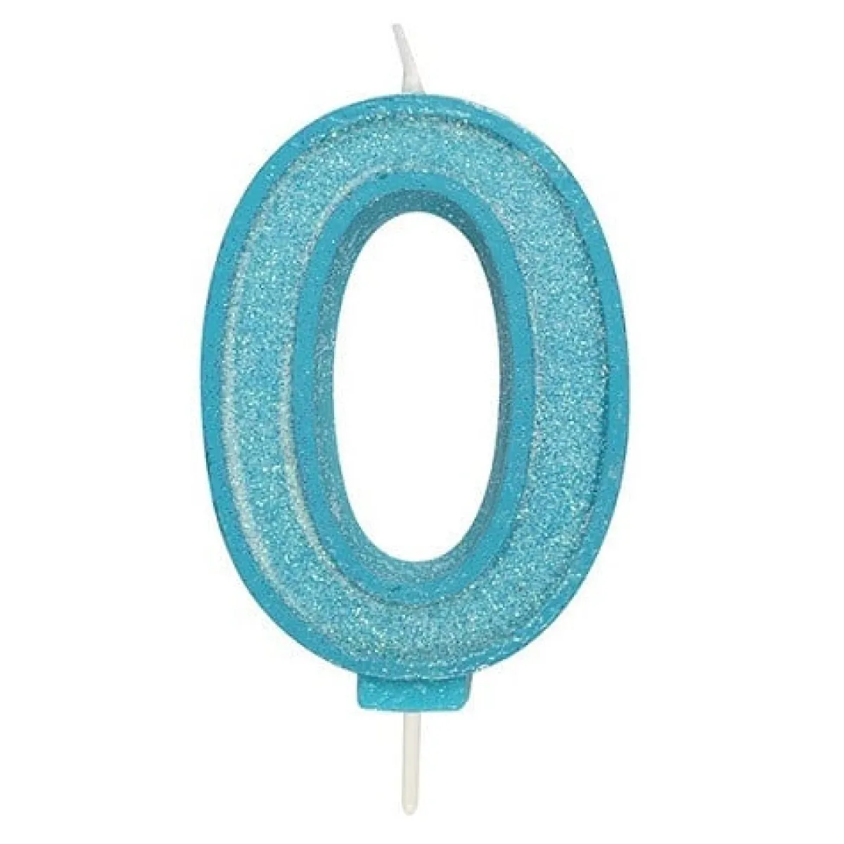 Culpitt Cijferkaars #0 Blauw met Glitter