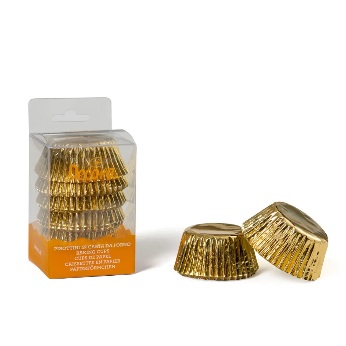 Outlet Decora Cupcake Vormpjes Goud Ø50x32(h) mm 60 stuks