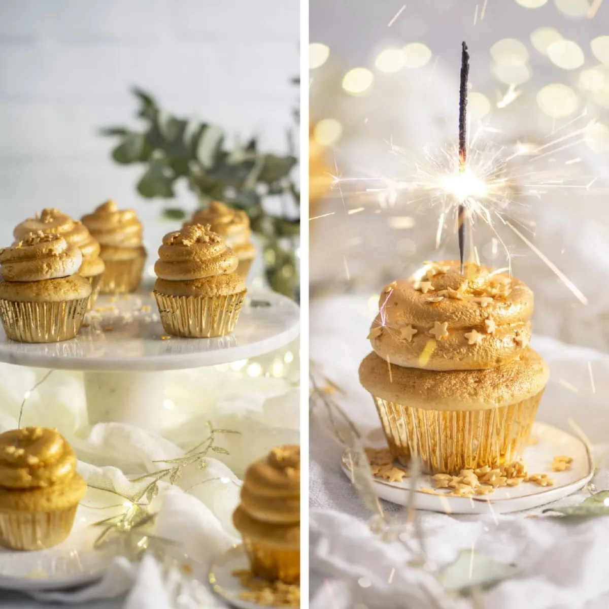 Outlet Decora Cupcake Vormpjes Goud Ø50x32(h) mm 60 stuks