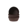 New House of Marie Cupcake Vormpjes HoM Bruin Petitfour 25x19mm. 100st.