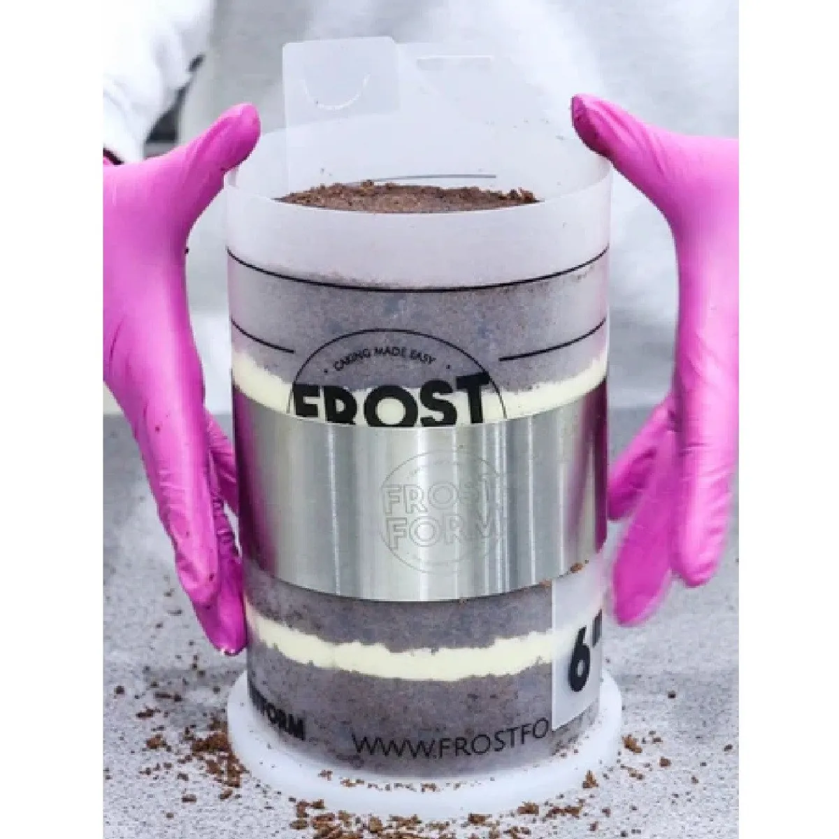 Frost Form Taart Coating Kit Rond 25cm
