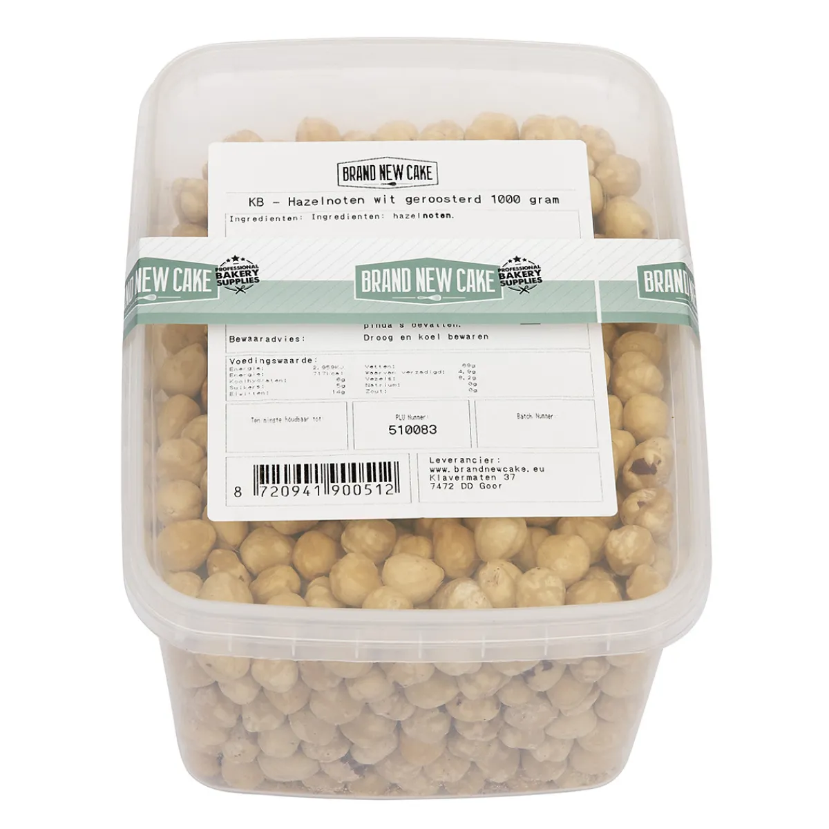 Sale BrandNewCake Hazelnoten Wit Geroosterd 1kg