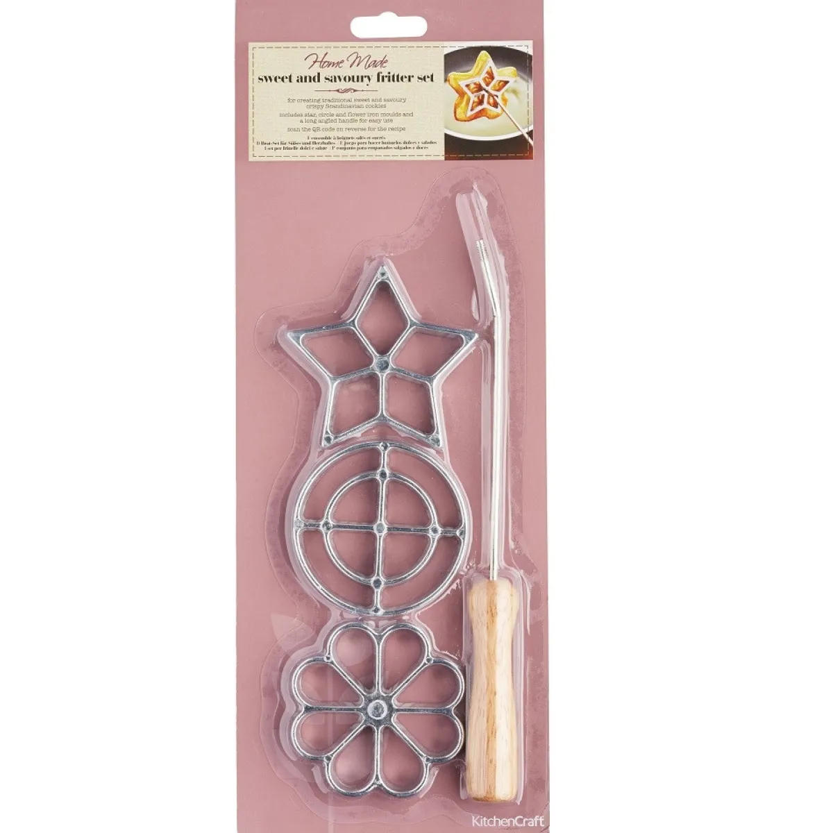 New Kitchen Craft Rozet Mallen IJzer Set/3