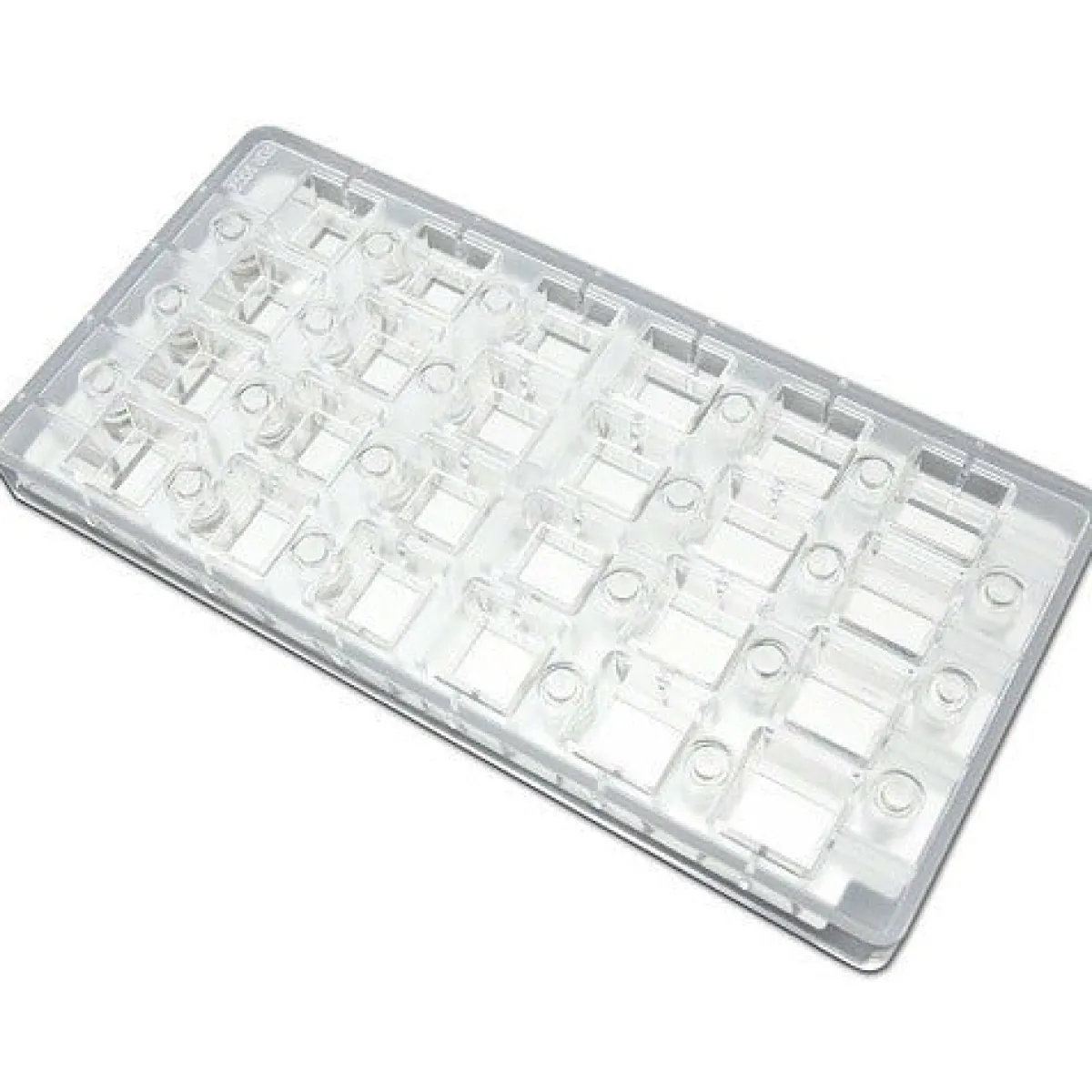 New Chocolate World Magneet bonbonvorm Vierkant 24x24x14mm (24)