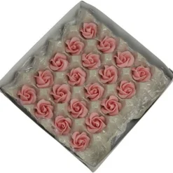 New Overig Marsepein rozen 5 blads 35mm 20 stuks, Roze Luxe