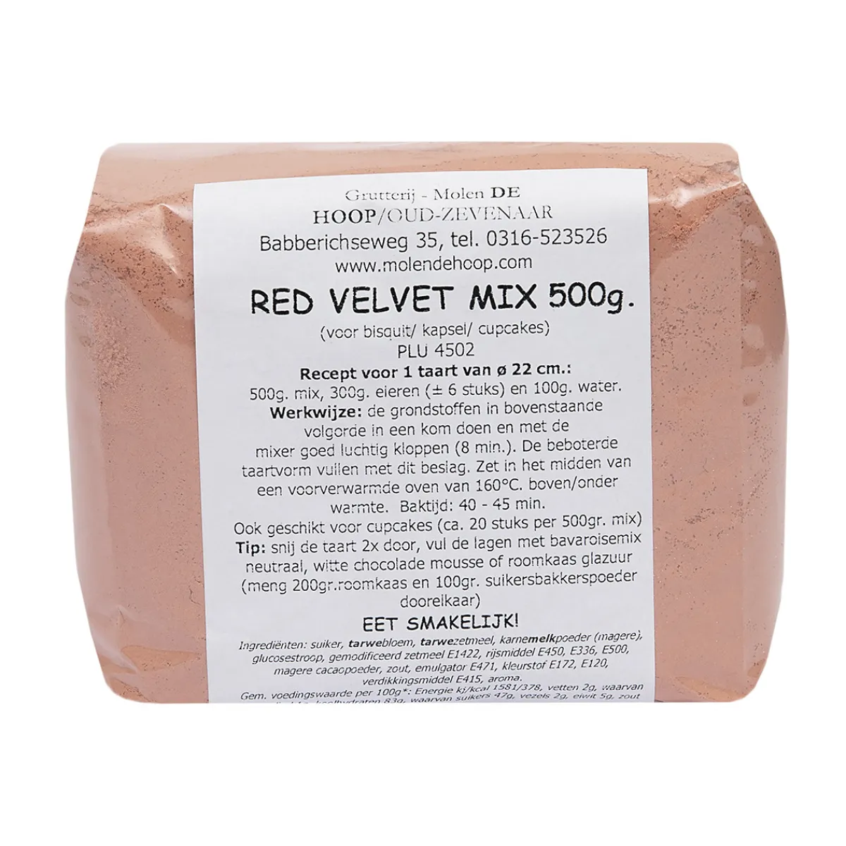 Best Molen de Hoop Red Velvet Cakemix 500gr