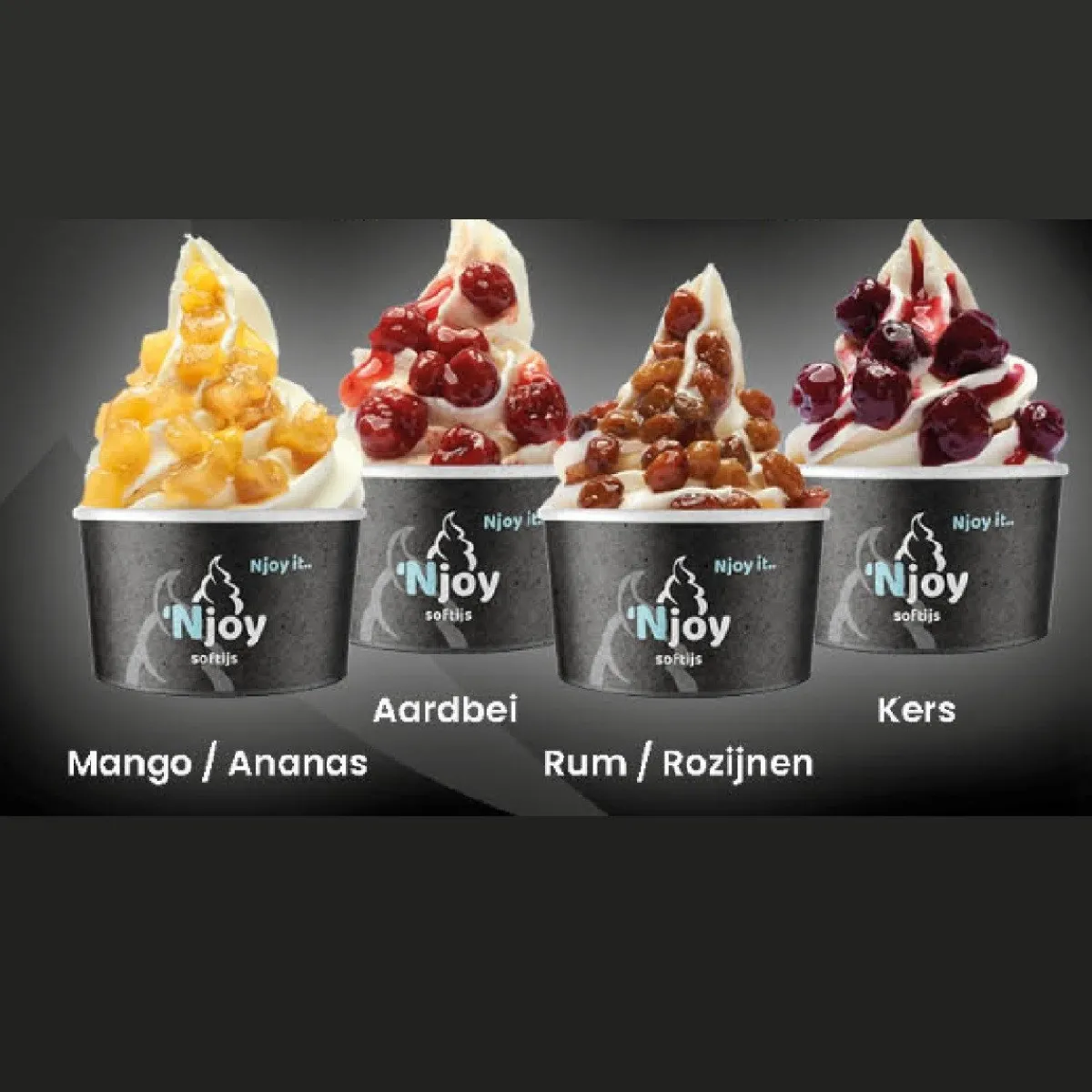 Njoy Fruitcocktail Ananas/Mango (1kg)