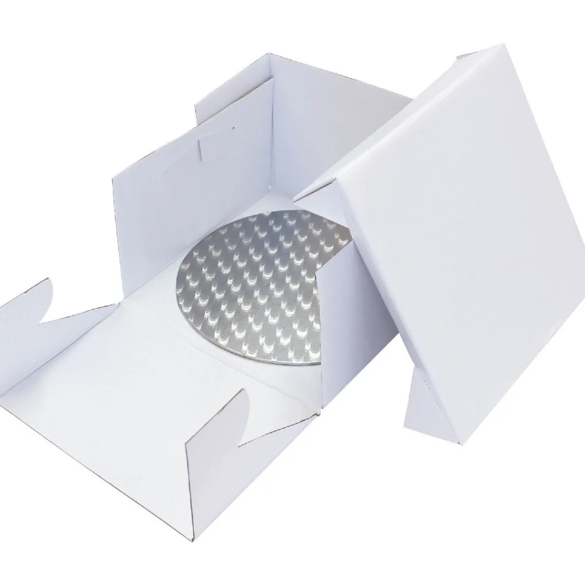 Hot PME Cakeboard en doos rond 25x25x15 cm