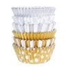Best PME Cupcake Vormpjes Goud & Zilver 100st.