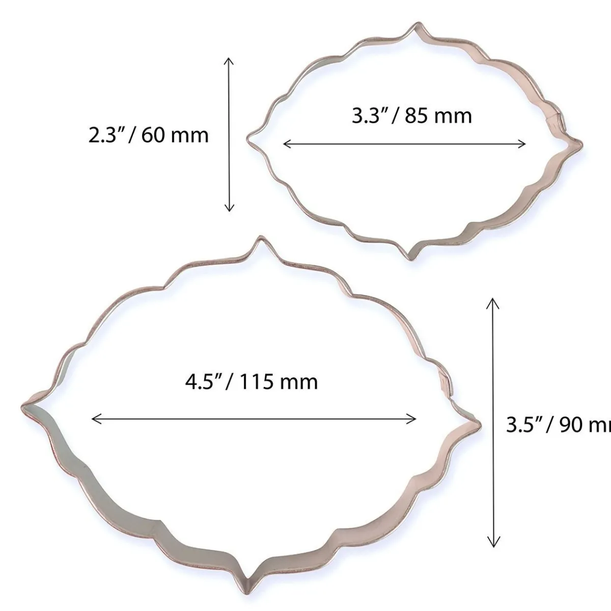 PME Koekjes Uitsteker Plaque Style 6 Set/2**