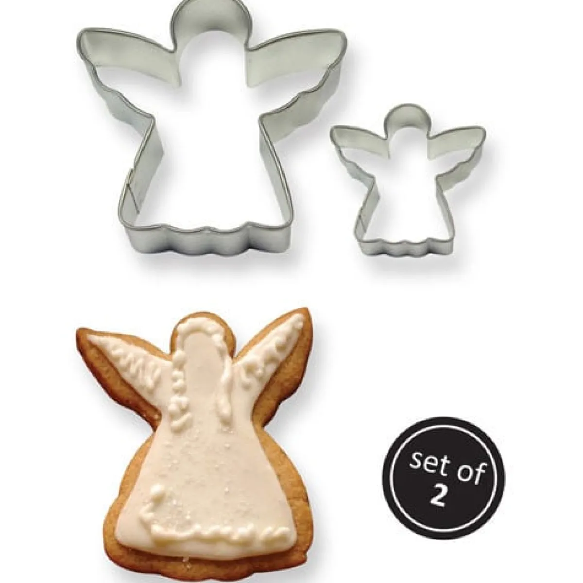 Online PME Koekjes uitstekerset Engel set/2