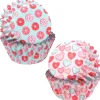 New PME Mini Cupcake Vormpjes Pretty Sweet Ø33mm 60st.