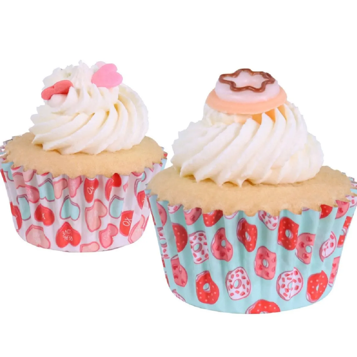 New PME Mini Cupcake Vormpjes Pretty Sweet Ø33mm 60st.