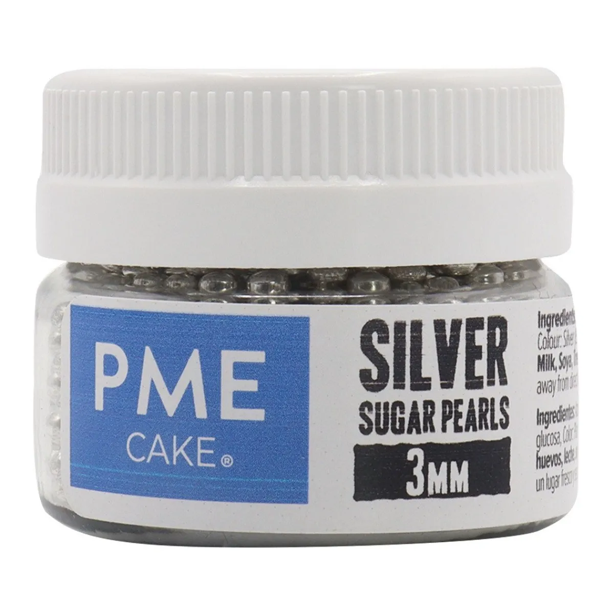 Discount PME Suikerparels Zilver 4mm 25 gram