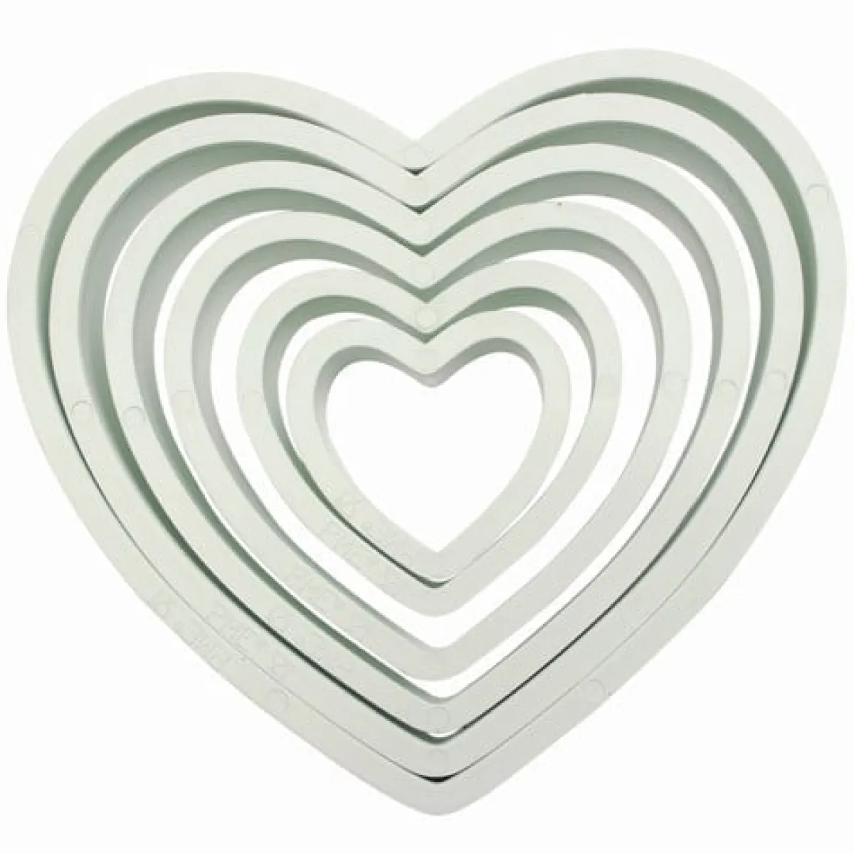 Online PME Uitstekerset Hart set/6