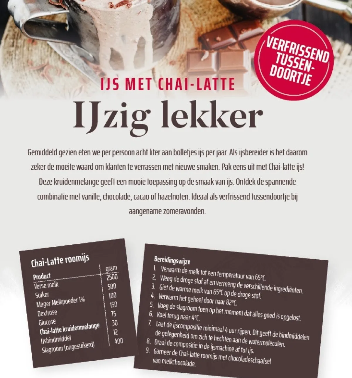 Clearance Polak Chai-latte Melange 1 kg