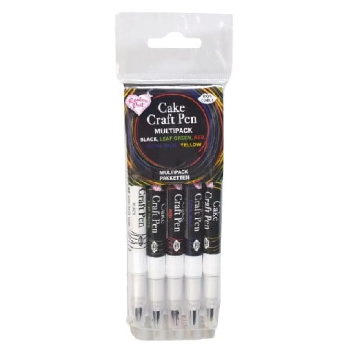 Hot Rainbow Dust RD Stiften eetbare inkt dubbelzijdig Set/5