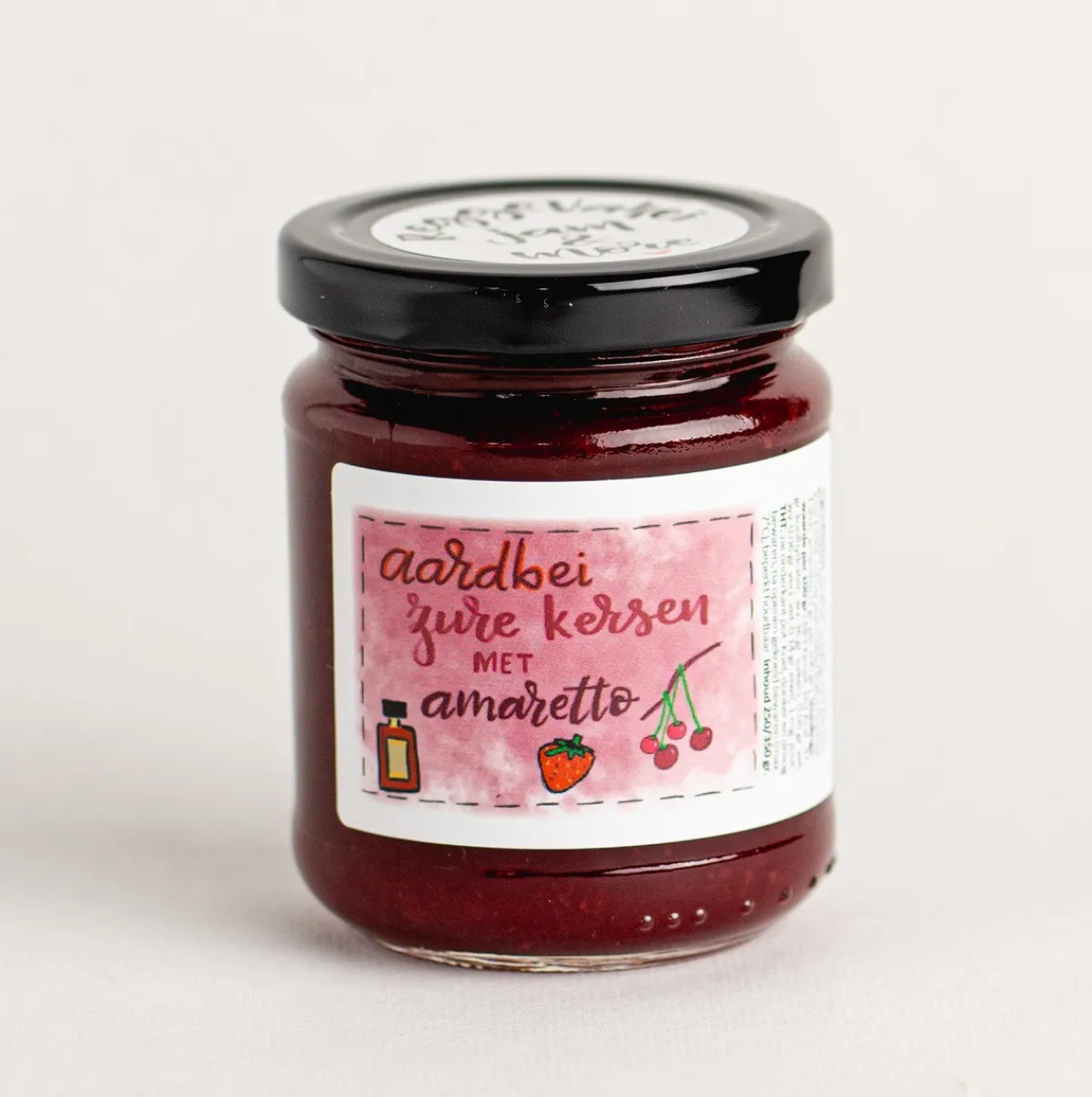 ReggeVallei Taartvulling Aardbeien-Zure Kersen Amaretto 250g