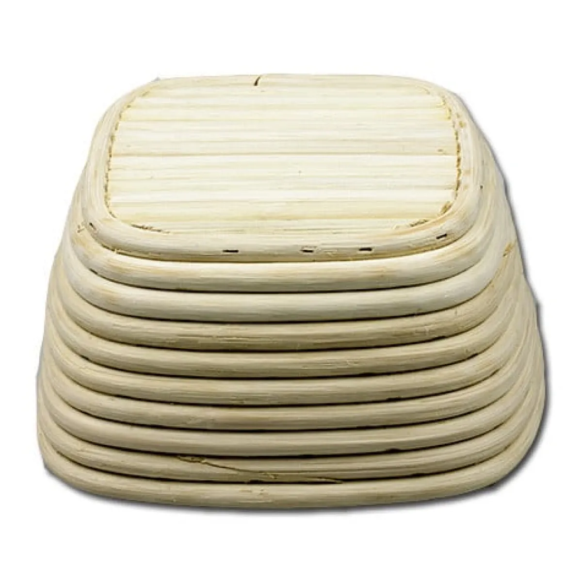 Sale Overig Rijsmandje Riet Vierkant 18x18cm (500 tot 750 gram deeg)