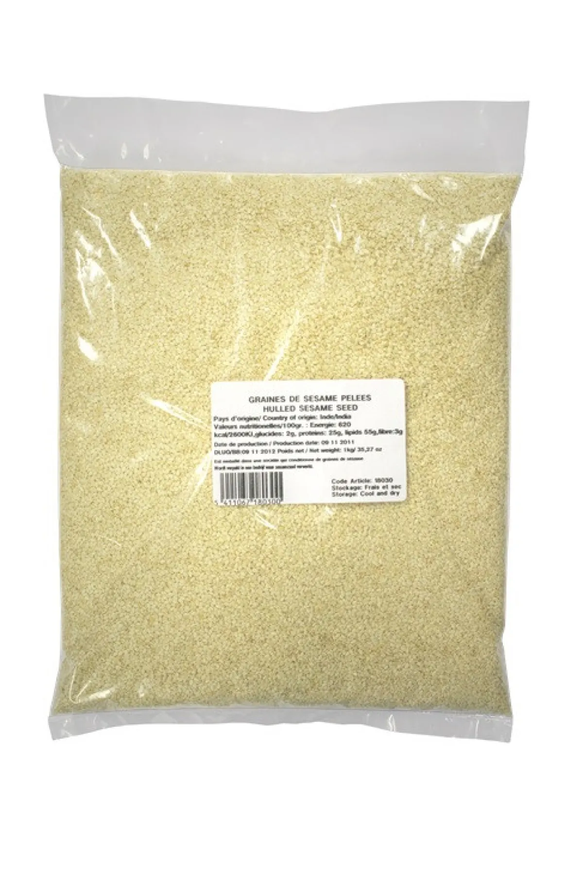 Clearance Overig Sesamzaad Gepeld 1kg