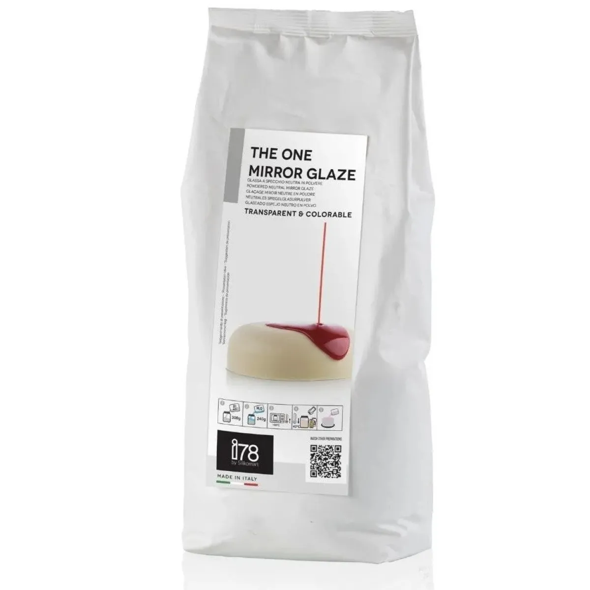 New Silikomart Mirror Glaze Poeder Neutraal 1kg