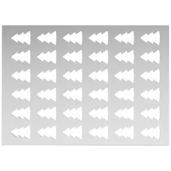 Clearance Silikomart Siliconen Sjabloon Kerstboom (36) 3,5x2,5x0,2cm